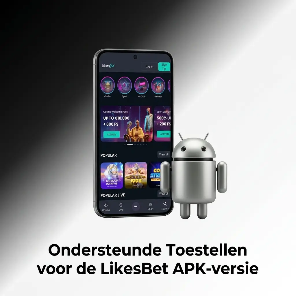 Ondersteunde toestellen voor de LikesBet APK