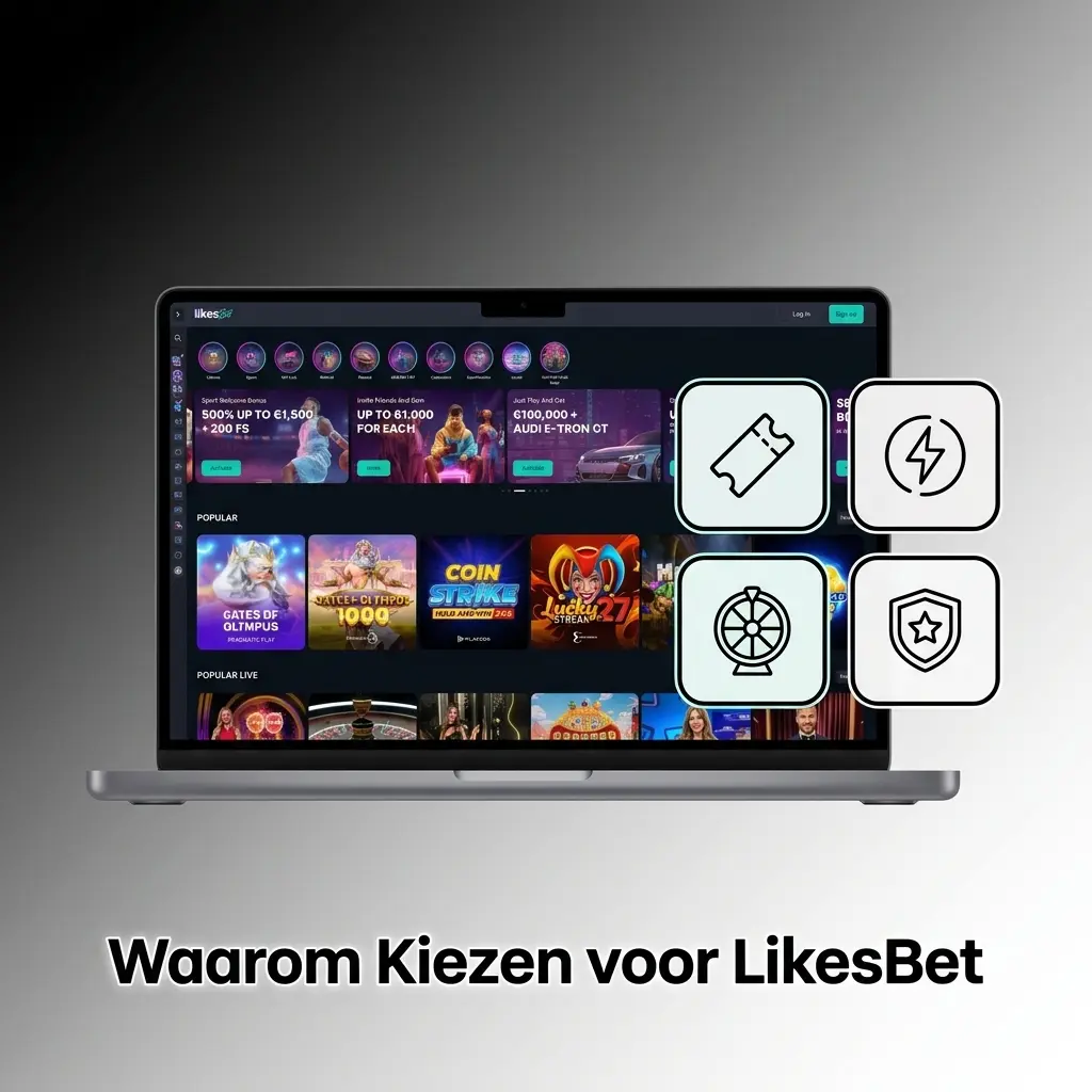 LikesBet platform met sportweddenschappen en casinogames